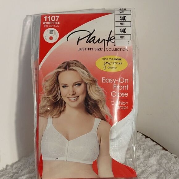 Playtex Just My Size 44C Easy On Front Close Bra - Picture 6 of 6